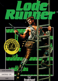Lode Runner Amstrad CPC US box art